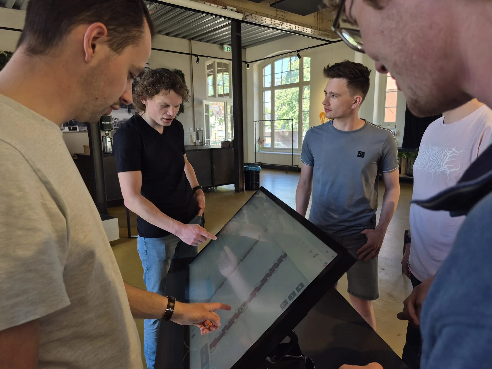 TouchTable Go in gebruik voor een duurzaamheidssessie